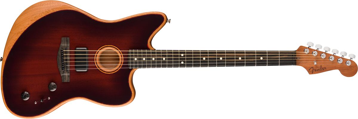Fender All-Mahogany American Acoustasonic Telecaster and Jazzmaster