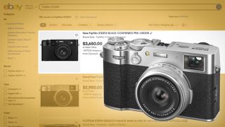 Fujifilm X100VI listings on eBay