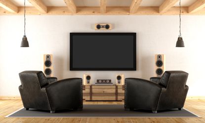A home theater.