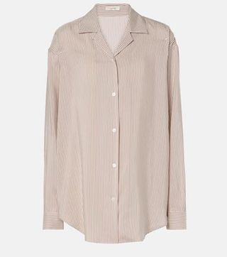 Valene Striped Silk Shirt