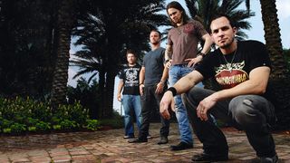 Alter Bridge pictured ahead of second album Blackbird's release in 2007: (from left) Scott Phillips, Brian Marshall, Myles Kennedy, Mark Tremonti