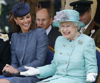 The late Queen was in favor of Kate's idea for a tougher response, it's claimed