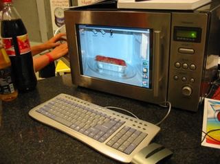PC In A Microwave