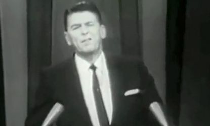 A new GOP ad contrasts Reagan's words with those of modern Democrats.