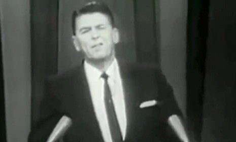 A new GOP ad contrasts Reagan&amp;#039;s words with those of modern Democrats.