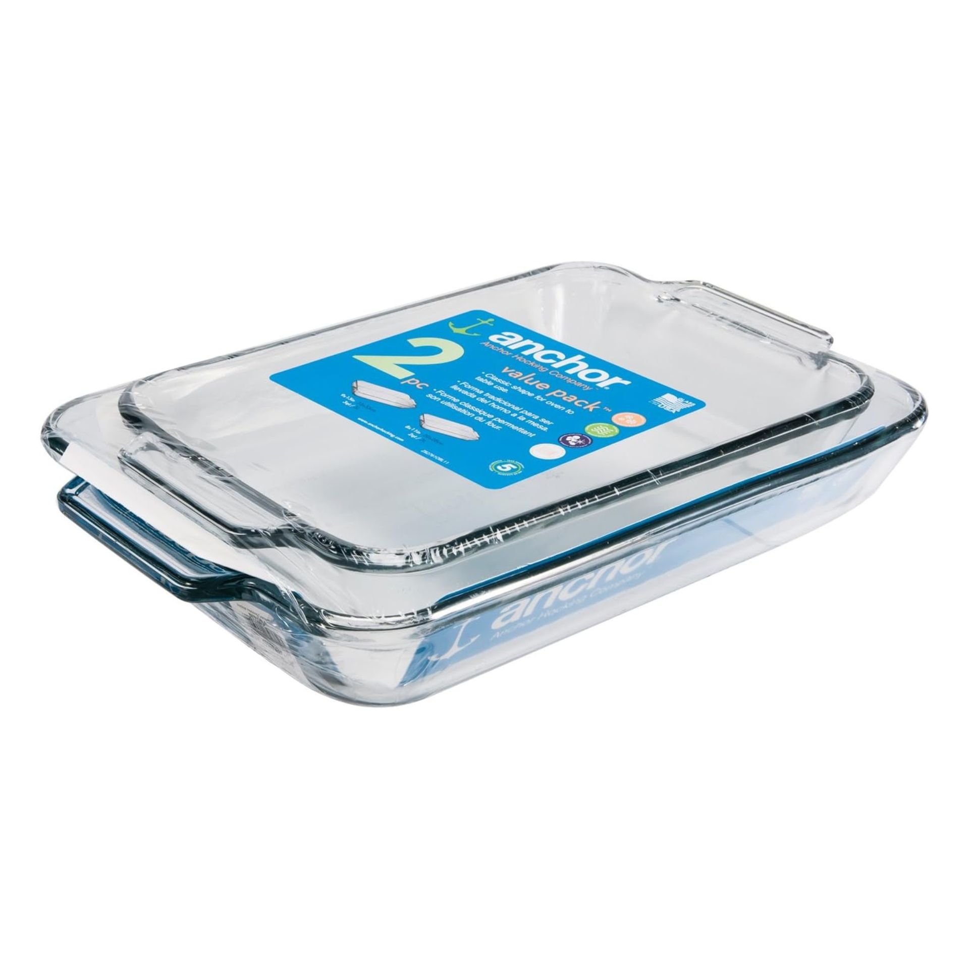 Piring casserole kaca