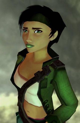 Jade, the green-eyed beauty of Beyond Good and Evil.