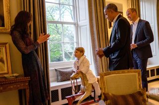 prince george barak obama rocking horse.jpg