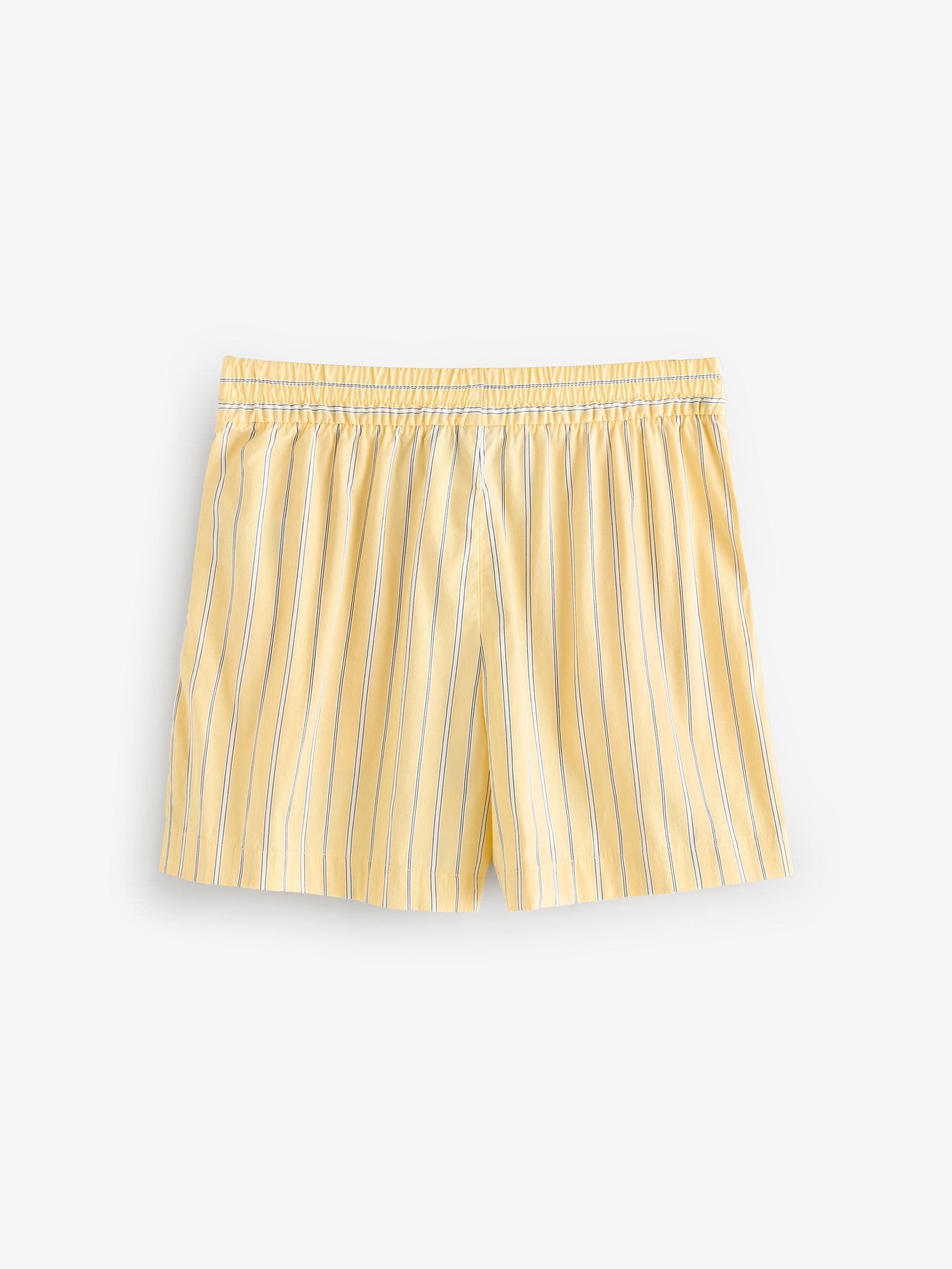 GAP, Yellow Cotton Poplin Striped Shorts