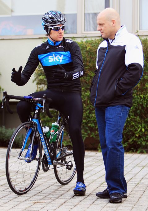 Bradley Wiggins and Dave Brailsford linked up in 2010