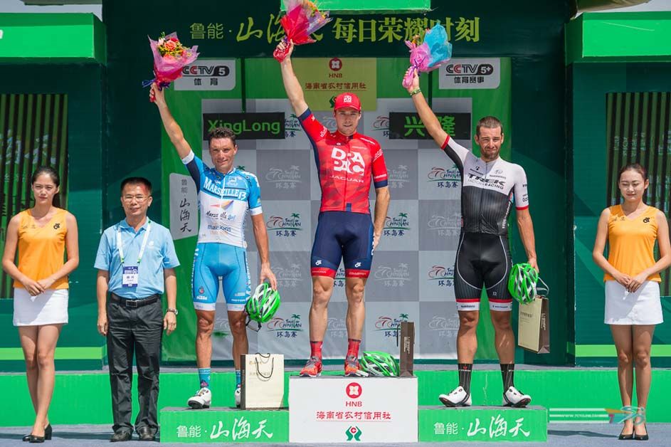 The top three on the final stage