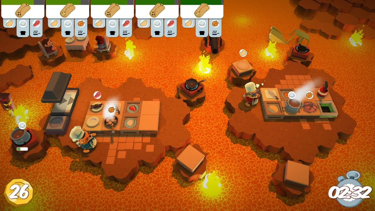 The lava levels are incredibly difficult, partly because falling off the edges is sometimes an imprecise affair.