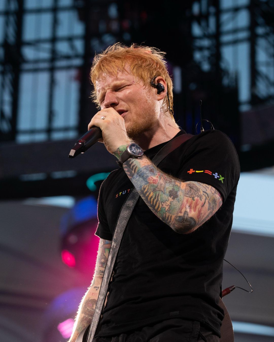Ed Sheeran wearing Vanguart watch