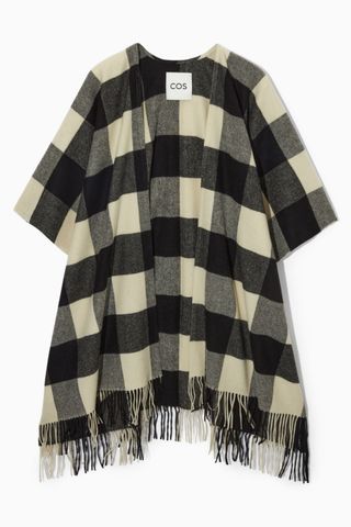 COS Fringed Wool Cape