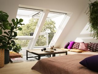 The VELUX CABRIO goes from roof window to balcony in seconds