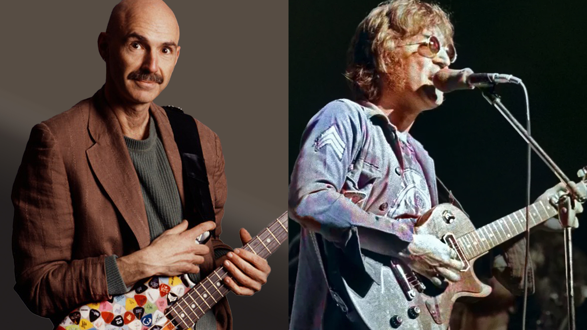 LEFT: Tony Levin, portrait, Rome, 1990. RIGHT: August 1972 72