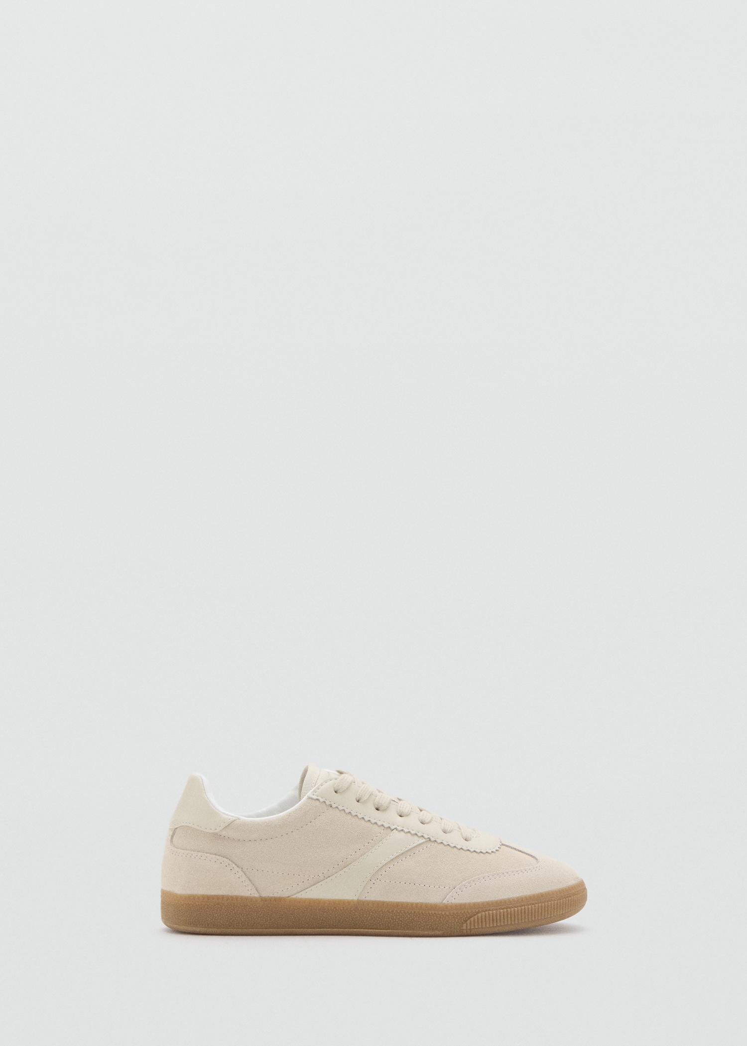 Leather Mixed Sneakers - Women | Mango United Kingdom