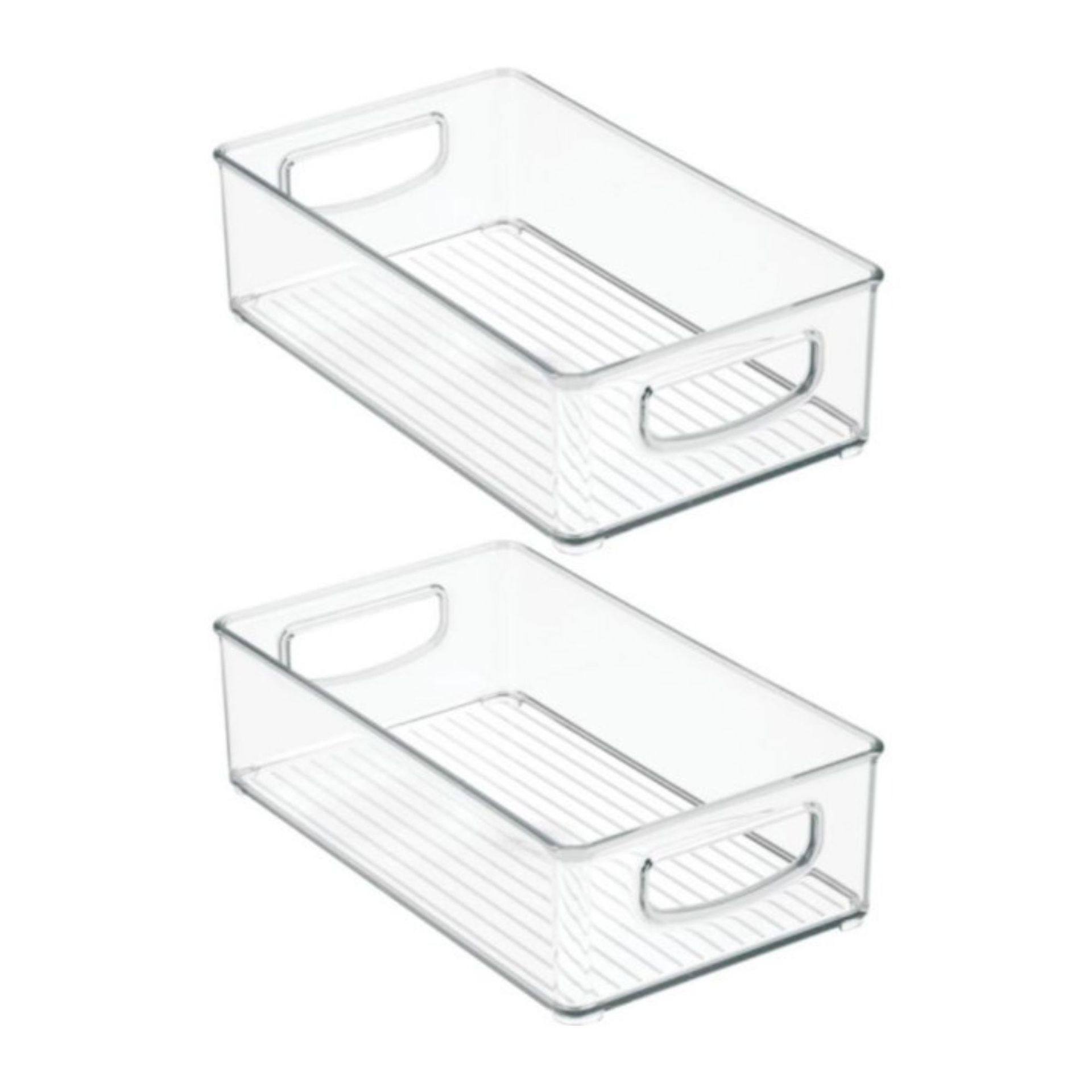 Dua wadah penyimpanan persegi panjang