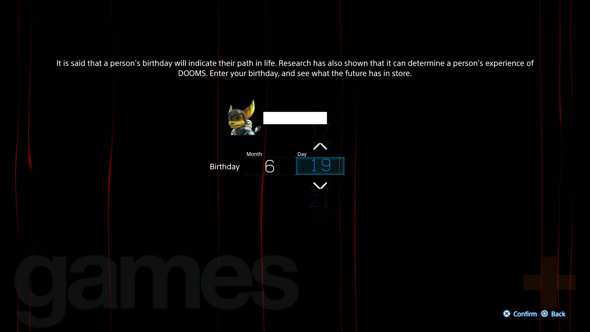 Death Stranding 2 birthday set date screen