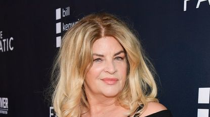 HOLLYWOOD, CALIFORNIA - AUGUST 22: Kirstie Alley attends the premiere of Quiver Distribution's "The Fanatic" at the Egyptian Theatre on August 22, 2019 in Hollywood, California. (Photo by Matt Winkelmeyer/Getty Images)