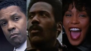 Denzel Washington in American Gangster, Richard Roundtree in Shaft, and Whitney Houston in The Bodyguard