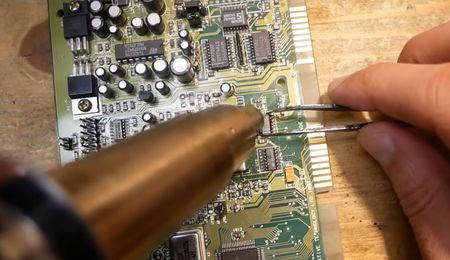 Sound Blaster 16 cards being repaired