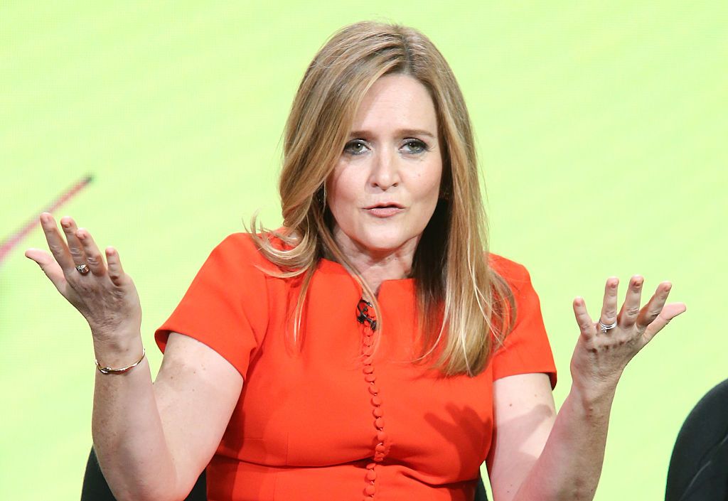 Samantha Bee&amp;#039;s savage clapback after President Trumps press conference.