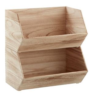 wooden stackable boxes 