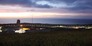 Winter Skies Over SpaceX's Vandenberg Launch Pad