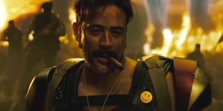 Jeffery Dean Morgan as The Comedian in Zack Sndyer's Watchmen.