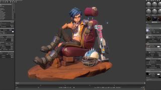 Marmoset Toolbag materials and lighting settings