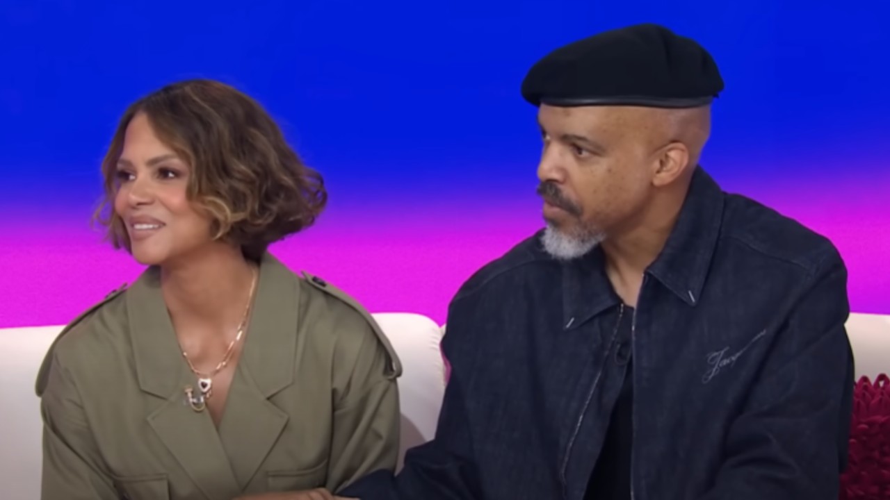 Halle Berry and Van Hunt on Today with Jenna and Friends. 