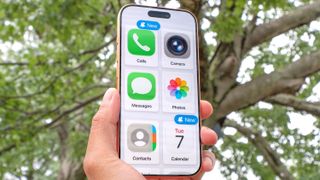 iOS Assistive Access on iPhone