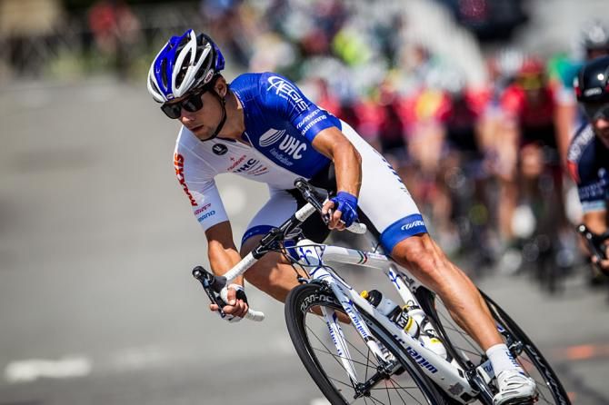 Kiel Reijnen (UnitedHealthcare) on the way to taking another win in Arlington