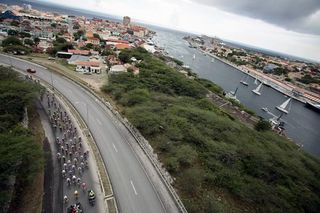 The peloton in action during the Amstel Curaçao Race.
