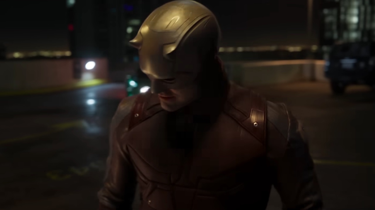 Charlie Cox wearing Daredevil costume in She-Hulk series