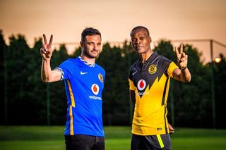 Kaizer Chiefs assistant coaches Dillon Sheppard and Arthur Zwane