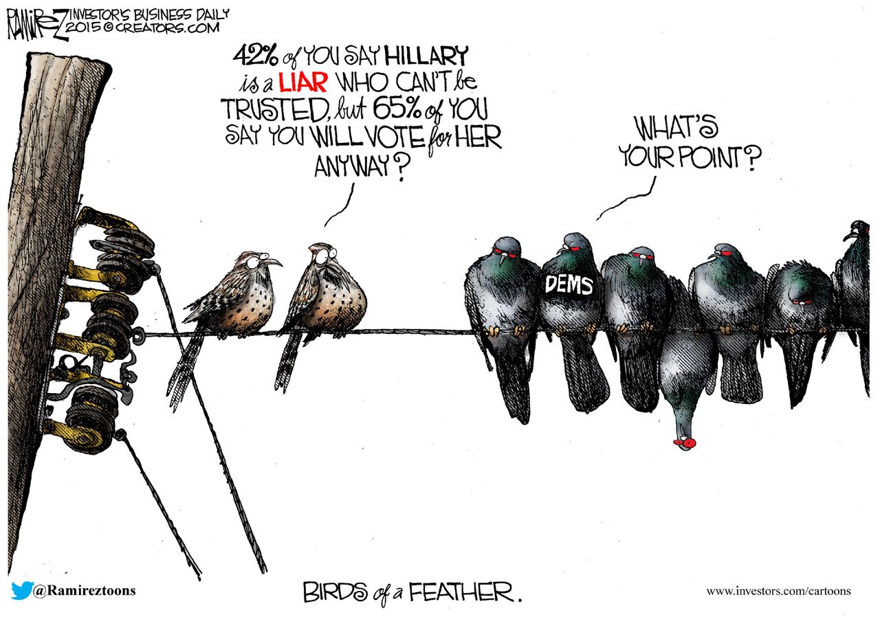 Political cartoon U.S. Hillary Clinton Democrats