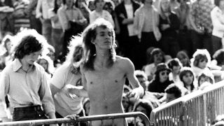 William Jellett aka "Jesus" dancing at Knebworth in 1974
