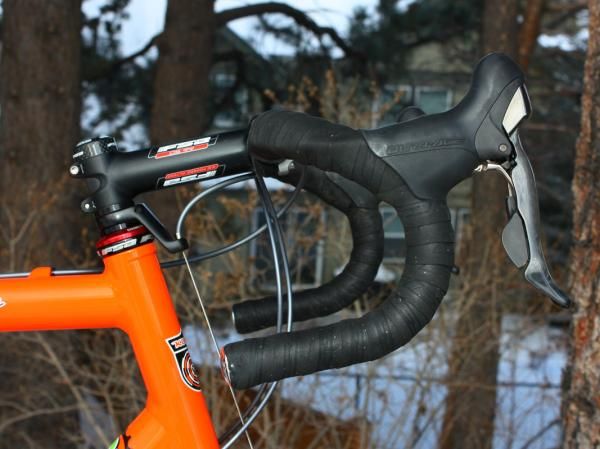 Trebon prefers a traditional bend handlebar.