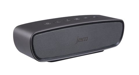 jam heavy metal black bluetooth speaker