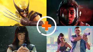 The upcoming PS5 games banner image shows Wolverine from Marvel's Wolverine, a woman in a spacesuit from Directive 8020, a woman with long hair holding a stone in Phantom Blade 0, and dual protagonists Lucia and Jason in GTA 6
