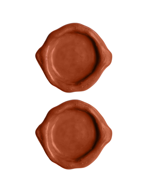 Handmade Eco-Resin Coasters, Set of 2