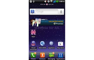 LG Connect 4G Homescreen