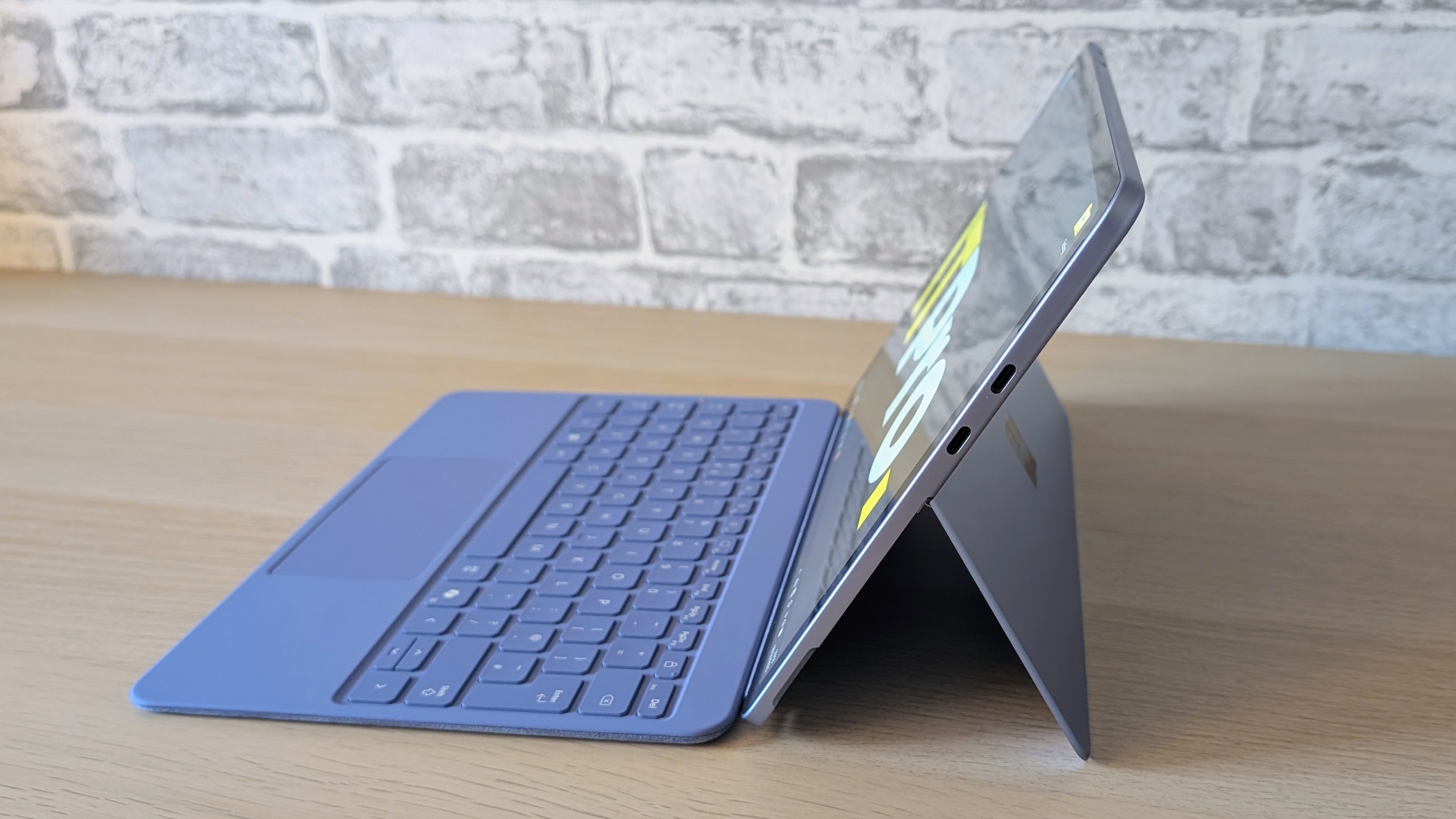 The Microsoft Surface Pro 12in on a desk