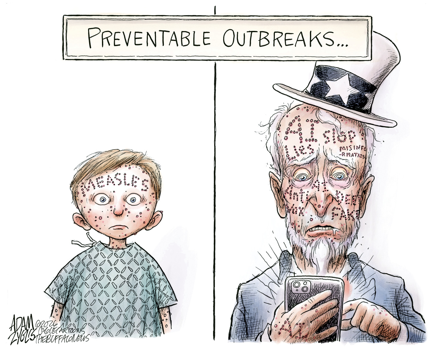 Political cartoon