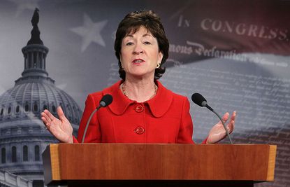 Sen. Susan Collins wants to see President Trump's tax records.