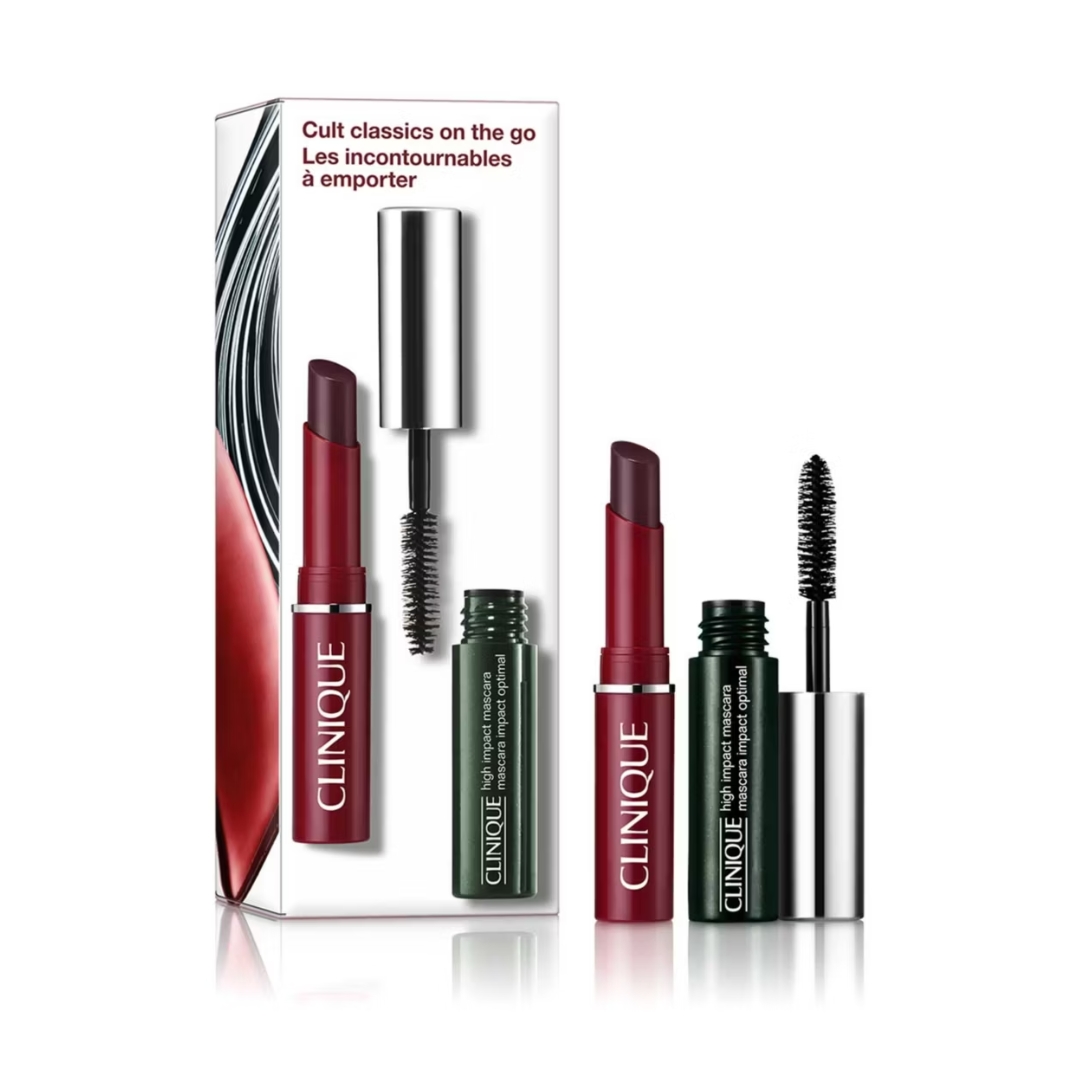 Clinique Cult Classics On-The-Go- Black Honey Makeup Gift Set