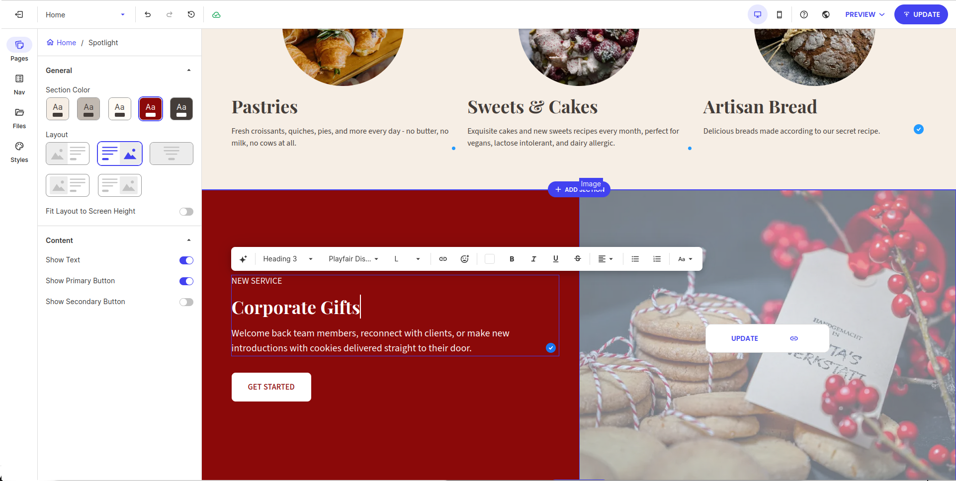 منشئ موقع SiteGround