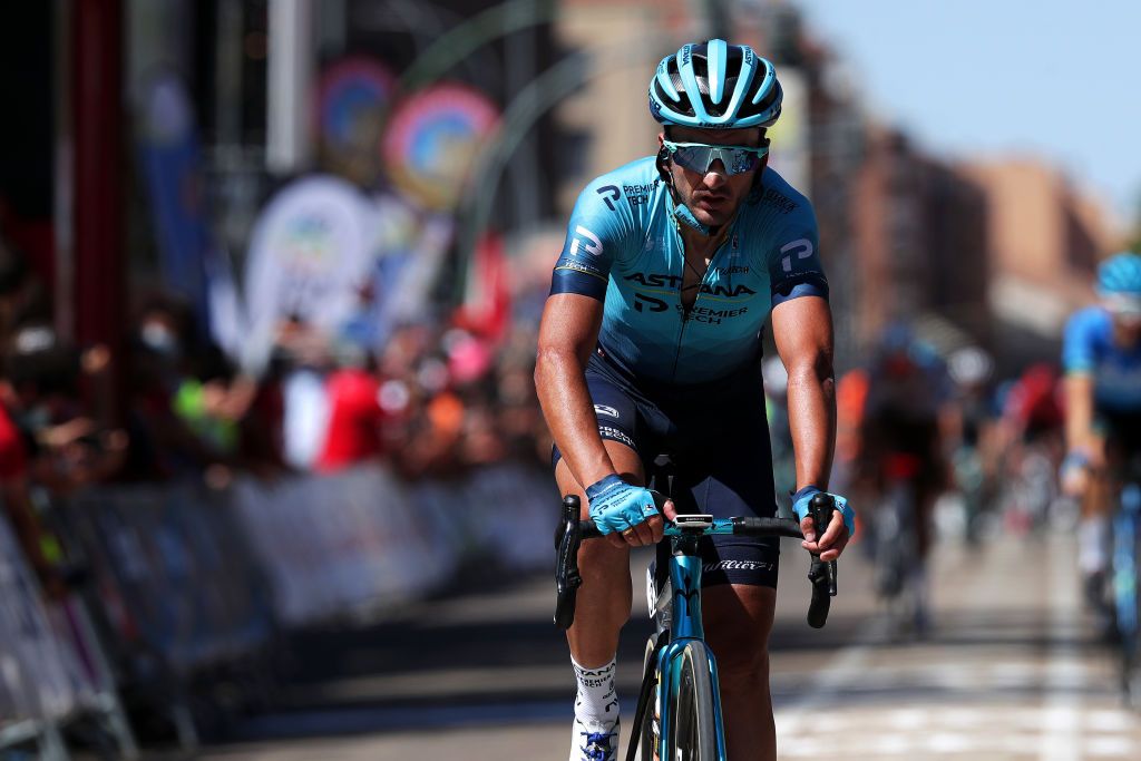 ARANDA DE DUERO SPAIN AUGUST 06 Gorka Izagirre Insausti of Spain and Team Astana Premier Tech at arrival during the 43rd Vuelta a Burgos 2021 Stage 4 a 149km stage from Roa to Aranda de Duero VueltaBurgos BurgosCycling CapitalMundialdelCiclismo on August 06 2021 in Aranda de Duero Spain Photo by Gonzalo Arroyo MorenoGetty Images